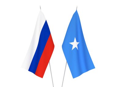 Rusya ve Somali bayrakları