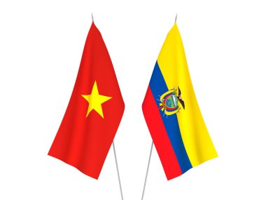 Vietnam ve Ekvador bayrakları