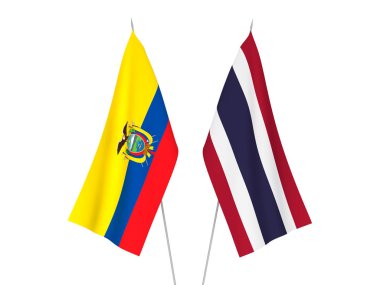 Tayland ve Ekvador bayrakları