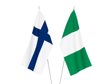 Nijerya ve Finlandiya bayrakları