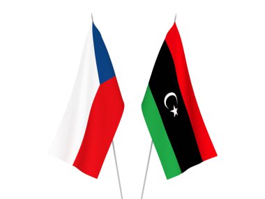 Libya ve Çek Cumhuriyeti bayrakları