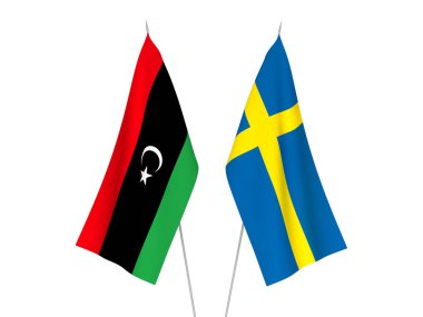 İsveç ve Libya bayrakları