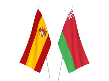 İspanya ve Belarus bayrakları