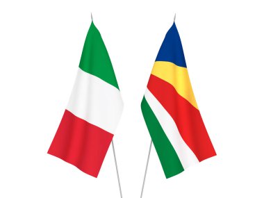 İtalya ve Seyşeller bayrakları