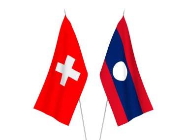 İsviçre ve Laos bayrakları