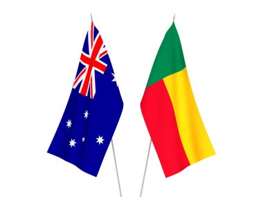 Avustralya ve Benin bayrakları