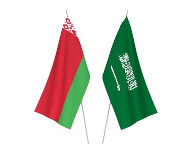 Suudi Arabistan ve Beyaz Rusya bayrakları