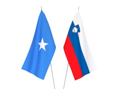 Slovenya ve Somali bayrakları