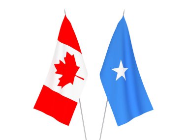 Somali ve Kanada bayrakları