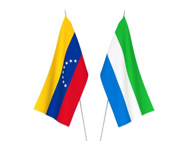 Sierra Leone ve Venezuela bayrakları