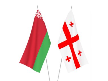 Gürcistan ve Beyaz Rusya bayrakları