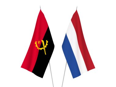 Hollanda ve Angola bayrakları