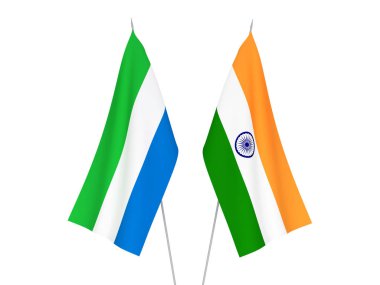Hindistan ve Sierra Leone bayrakları