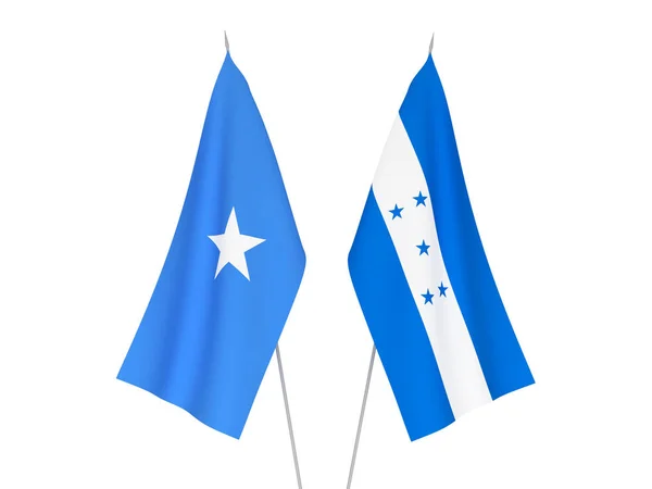 Honduras ve Somali bayrakları — Stok fotoğraf