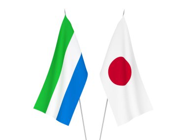 Japonya ve Sierra Leone bayrakları