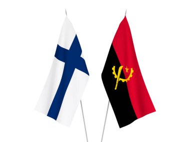 Angola ve Finlandiya bayrakları