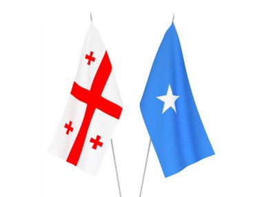 Gürcistan ve Somali bayrakları