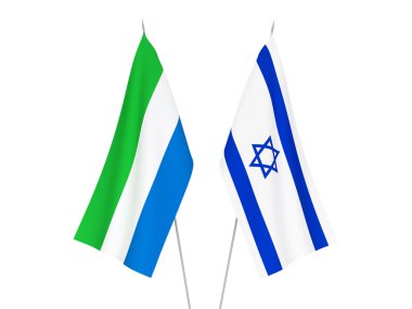 Sierra Leone ve İsrail bayrakları
