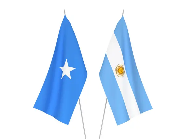 Bendera Argentina dan Somalia — Stok Foto