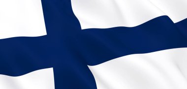 Finlandiya Ulusal Kumaş Dalgası Kapanış Bayrağı