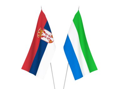Sırbistan ve Sierra Leone bayrağı