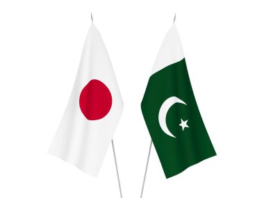 Japonya ve Pakistan bayrakları