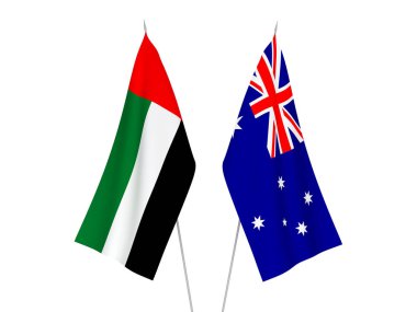 Avustralya ve Birleşik Arap Emirlikleri bayrakları