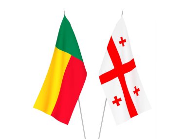 Gürcistan ve Benin bayrakları