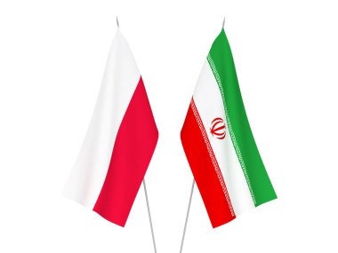 İran ve Polonya bayrakları