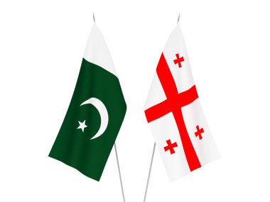 Gürcistan ve Pakistan bayrakları