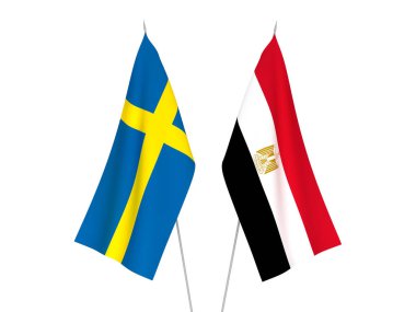 İsveç ve Mısır bayrakları