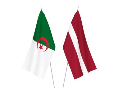 Letonya ve Cezayir bayrakları