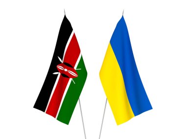 Ukrayna ve Kenya bayrakları