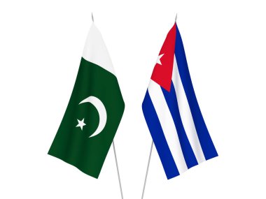 Küba ve Pakistan bayrakları