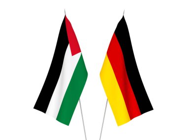 Almanya ve Palestine bayrakları