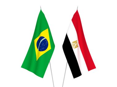 Brezilya ve Mısır bayrakları