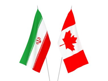 İran ve Kanada bayrakları