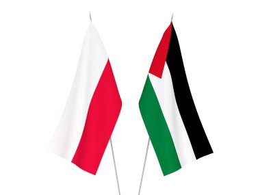 Filistin ve Polonya bayrakları