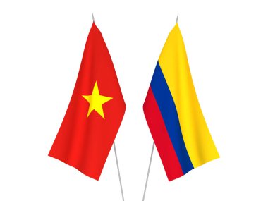 Vietnam ve Kolombiya bayrakları