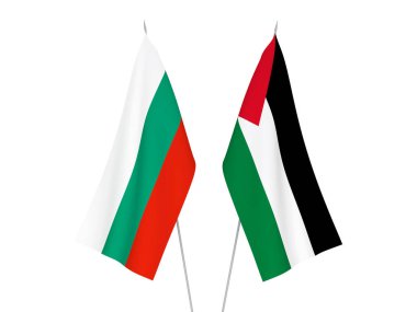 Bulgaristan ve Filistin bayrakları