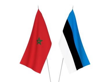 Morocco and Estonia flags