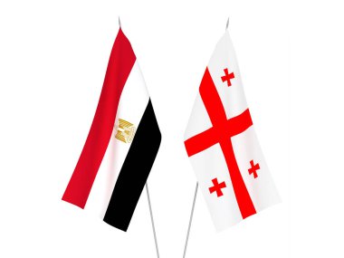 Gürcistan ve Mısır bayrakları