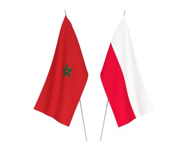 Fas ve Polonya bayrakları