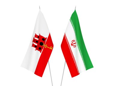 Cebelitarık ve İran bayrakları