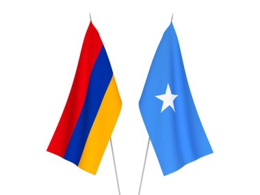 Somali ve Ermenistan bayrakları