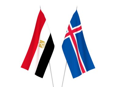 Mısır ve İzlanda bayrakları