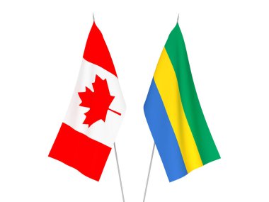 Gabon ve Kanada bayrakları