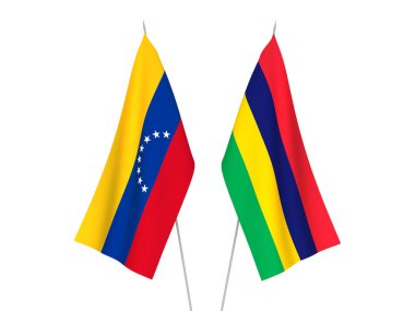 Mauritius Cumhuriyeti ve Venezuela bayrakları