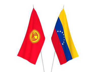 Kırgızistan ve Venezuela bayrakları