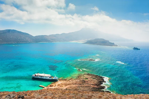 Baía de Balos na ilha de Creta, Grécia — Fotografia de Stock